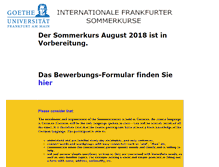 Tablet Screenshot of frankfurter-sommerkurse.be